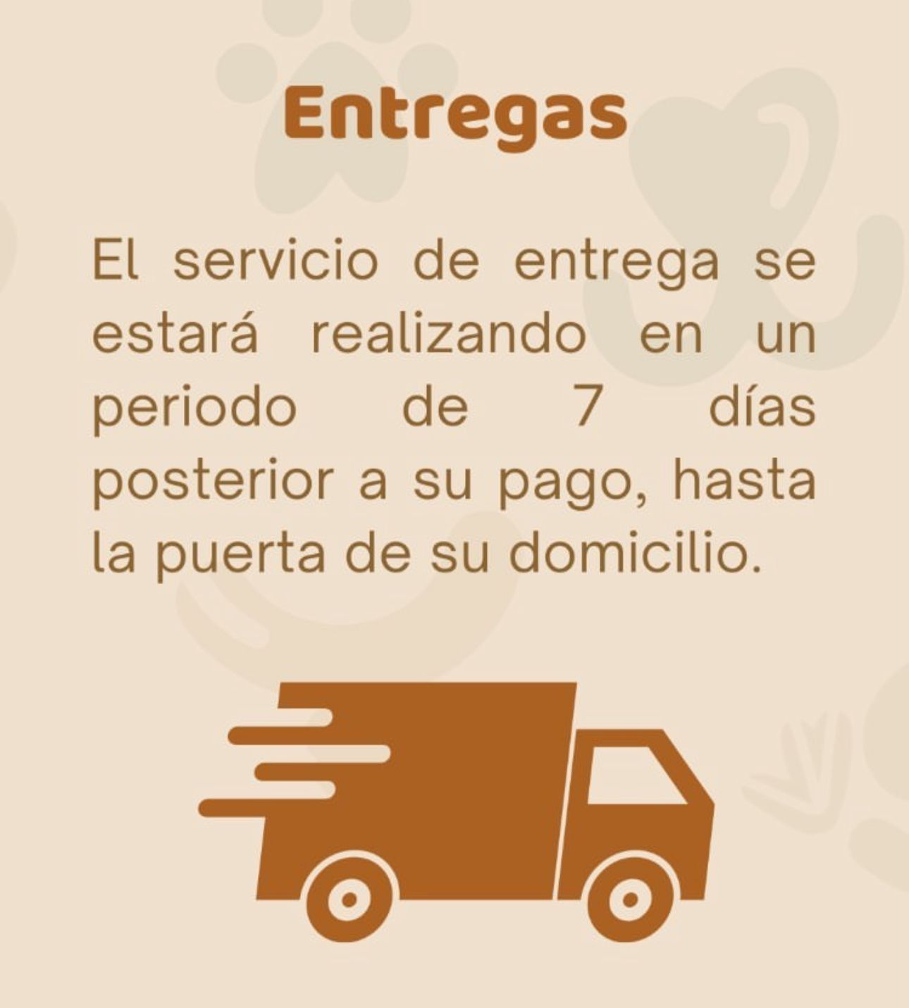 Servicio delivery